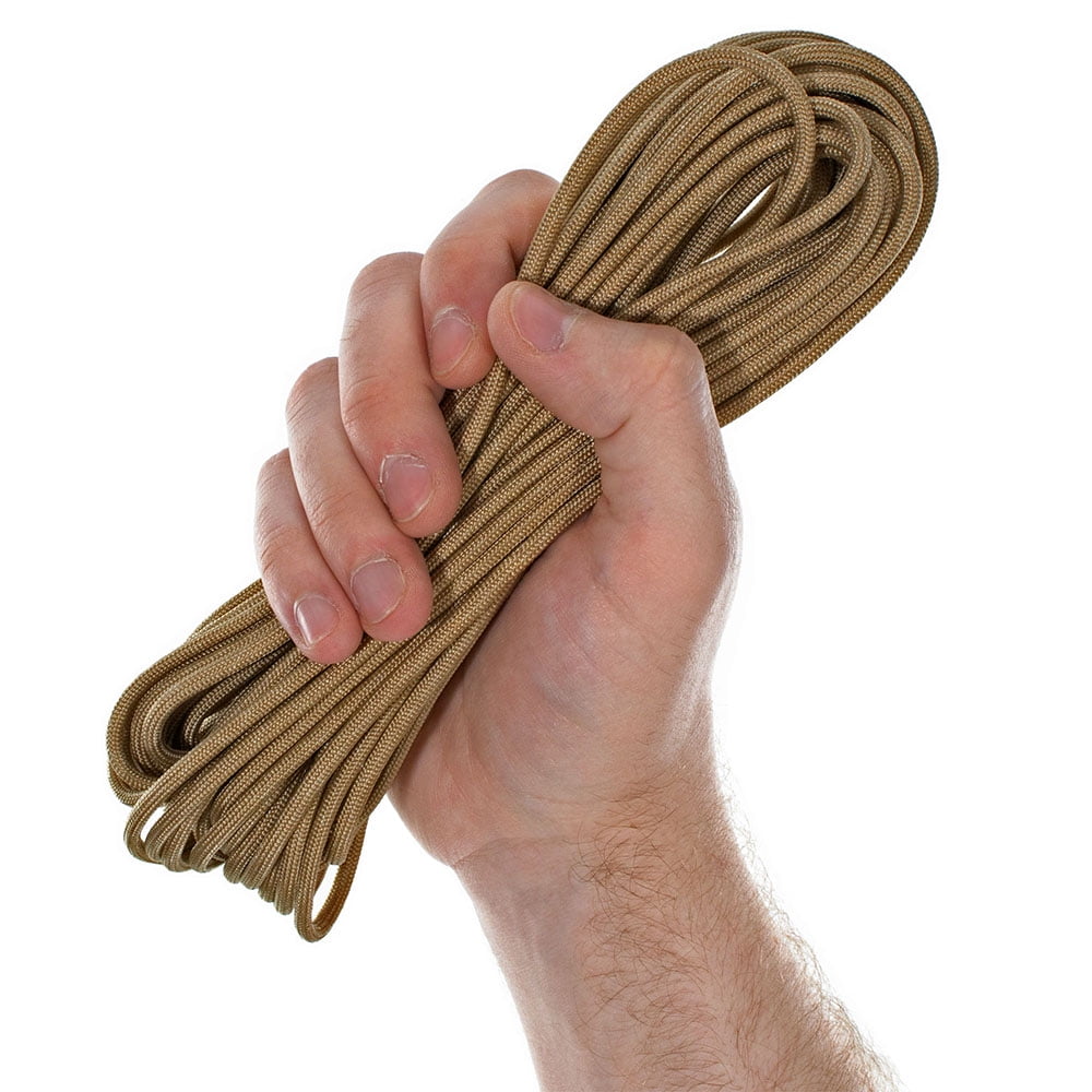 550 Outdoor Cord with Jute Twine & Fishing Line - Black