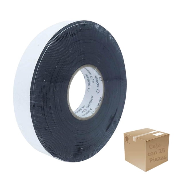 25 Pz Cinta Aislar Autosoldable Vulcanizable 19mmx10m Blanco blanco 10m