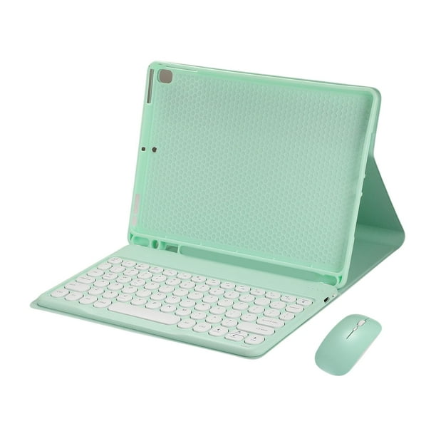 Funda Ratón Inalámbrico Jinwen S6 Lite 10.4 Fácil de Instalar Premium Verde Teclado Bluetooth