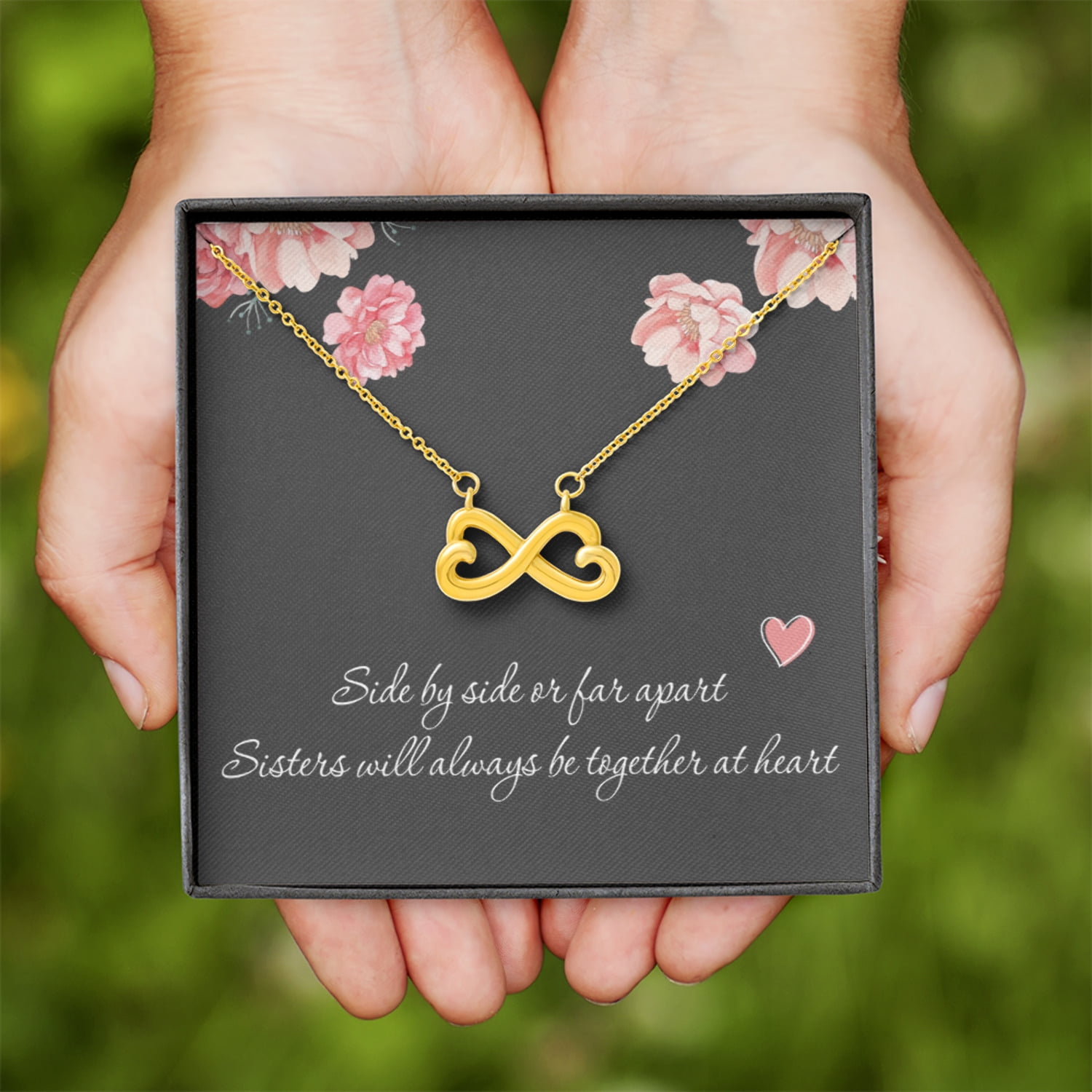 Sister Necklace for Her Little Sister Christmas Gift Big Sister Birthday Gift Sister Gift for 2 Bridesmaid Gift Maid of Honor Jewelry