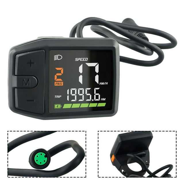 MYG for Bafang E-Bike DZ41 Display for M500 M600 0102 HD Motor UART Protocol Meter Compatible with for Multiple Models Electric Bicycle Component