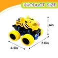 thumbnail image 2 of BESTSKY Toy Cars,Plastics Baby Car Toys,Four Wheel Drive Performance Diecast Cars,yellow2, 2 of 6