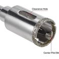 thumbnail image 3 of Efficient Chip Removal Diamond Hole Saw, Quick Drilling Through Glass, Ceramic, And Stone With Robust Material Construction For Extended Service Life, 30mm, 3 of 5