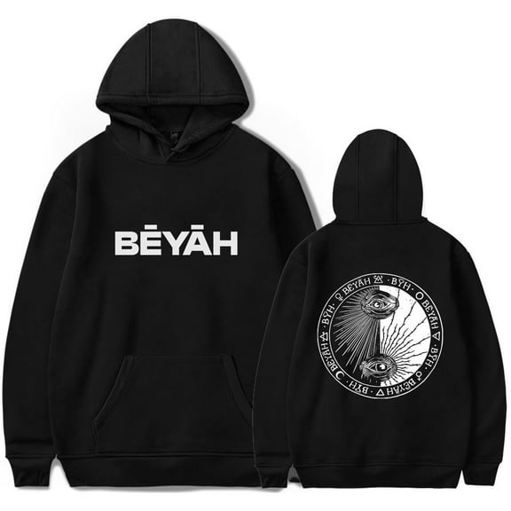 Damso Merch Album BĒYĀH Hoodie Men's Hip Hop Printing Pullover Hooded Sweatshirts