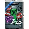 thumbnail image 3 of Minecraft - Creeper Do Not Enter Wall Poster, 22.375" x 34", 3 of 4