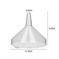 Djadtgl Mini Funnels Small Plastic Funnel For Perfume Reagent Bottle Separate Liquid