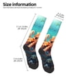 thumbnail image 2 of Salouo Underwater Plant Octopus Print Women's Men's Ankle Socks 1-pack Casual Athletic Socks for Unisex Adult Moisture-Wicking Socks for Daily Wear/Running/Sport, 2 of 8