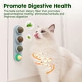 thumbnail image 6 of 3 Catnip Wall Ball,Catnip Balls,Catnip Toys for Cats,Rotating Mint Ball,Kitty Playing and Cleaning Teeth,Various Concentrated Favors,Cat Nip Stick on Wall,Cat Nip Balls for Indoor Cats(1pc),Purple, 6 of 6