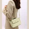 thumbnail image 3 of Women's Handbags Fashionable Solid Color Soft Leather Crossbody Bags (green), 3 of 9