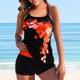 thumbnail image 2 of Conjunto de Traje de Baño Dividido de Mujeres, Tres Piezas Impreso Bikini Sexy para la Playa Y la Piscina, Traje de Baño sin Espalda con Almohadilla de Pecho, Nylon de Dos Piezas, 2 of 4