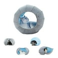 thumbnail image 3 of Condominios de casa de juguete para gatos, camas para gatos de interior, juego de túnel de cueva suave para gatos, juguete plegable multifunción para cachorros, perros y gatos, azul, 3 of 5