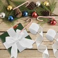 thumbnail image 4 of Natural Jute Burlap Wired Ribbon for Gift Wrapping, Christmas Tree Ribbons, Crafts, Wreaths, Thanksgiving - 1 1/2 Inch x 10 Yards, 2 Rolls, 4 of 7