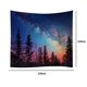 thumbnail image 2 of Tapiz colgante de pared con cielo nocturno y bosque, tapetes de fondo de sala de estar, 2 of 6