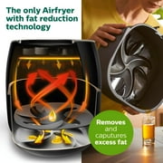 Philips Premium Airfryer XXL with Fat Removal and Rapid Air Technology (Black)