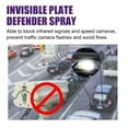 thumbnail image 4 of Peggybuy Clear Coat Long Lasting Sprayer Licence Plate Defender Sprayer Licence Effective & Invisible Defence Sprayer Fit for Most Cars, 4 of 9