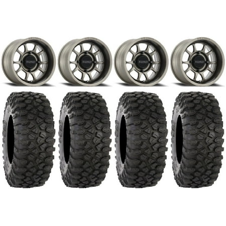 Method 409 15 Grey (4+3) Wheels 35 XC450 Tires Polaris RZR XP 1000 / PRO XP / Ranger XP 900/1000 Method 409 15 Grey (4+3) Wheels 35 XC450 Tires Polaris RZR XP 1000 / PRO XP / Ranger XP 900/1000