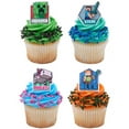 thumbnail image 3 of Minecraft Lush Finds Cupcake Rings Toppers 12 pack, 3 of 4