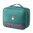 thumbnail image 2 of 1pc Pink/Green/Grey Household Medical Emergency Kit Portable Large Capacity Portable Multifunctional Layered Storage Kit, 2 of 7