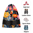 thumbnail image 5 of Shoe Storage Bag with Drawstring, 17x12.4In Breathable Travel Shoe Organizer, Foldable Polyester Bag with Floral Print, 5 of 7