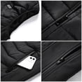 thumbnail image 3 of Lateral Calefacción 11 Zonas Control Dual para Chaleco Calefactor Eléctrico Gran Tamaño Traje Calefacción Temperatura Seguridad USB (negro 7XL/8XL/9XL), 3 of 9