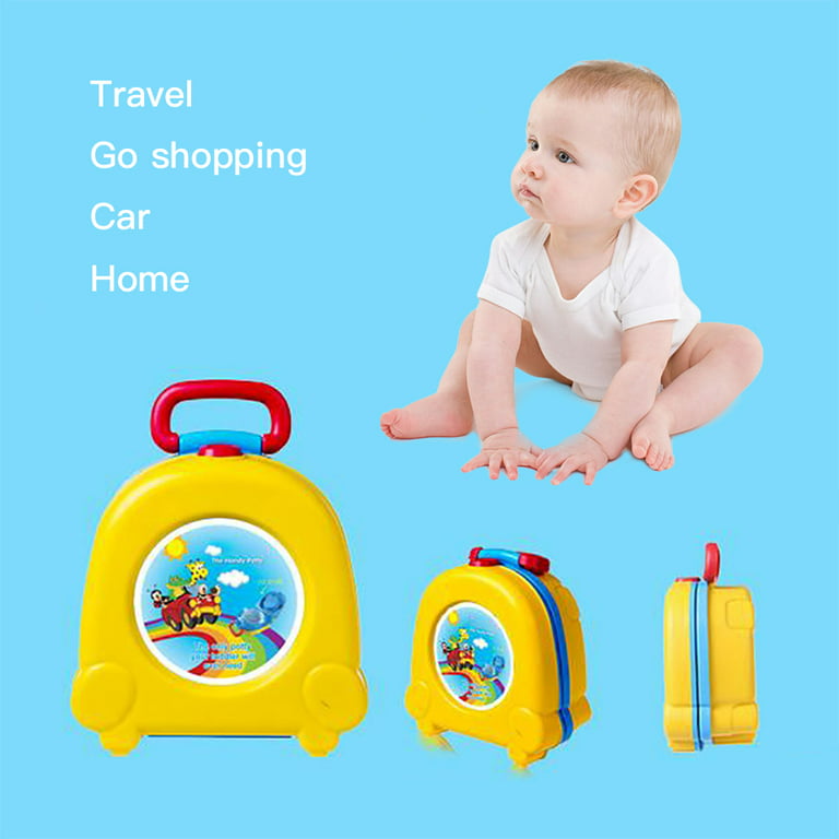 Baby Toilet Lovely Portable Travel Toddlers Kids Potty Car Squatty