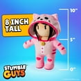 thumbnail image 6 of Official Stumble Guys 8" Plush Buddies - Meowmer, 6 of 7