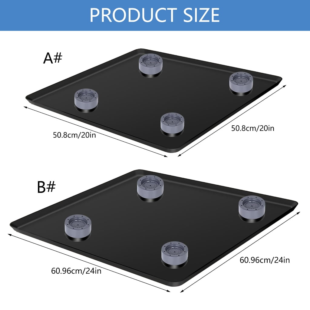 Zeiwohndc Nonslip Floor Cover Perfect for Leak Prevention Under Fridge Freezer Washer