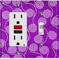thumbnail image 1 of Metal Light Switch Plate Cover Colorful Safari African Tribal Art Pattern SFR027, 1 of 13