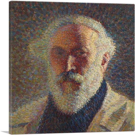 ARTCANVAS Self-Portrait The Whitebeard Canvas Art Print by Henri-Jean Guillaume Martin - Size: 12" x 12" (0.75" Deep)