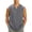 A329-Gray, variant on Sleeveless Sport Tank Shirts for Men Herringbone Print Stand Collar Blouse Casual Tank Top Summer Workout Tank Tops