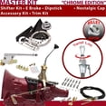 thumbnail image 1 of American Shifter  2004R Shifter Kit Chrome 8 in. E Brake Cable Clamp Trim Kit Dipstick for EE0E2, 1 of 1