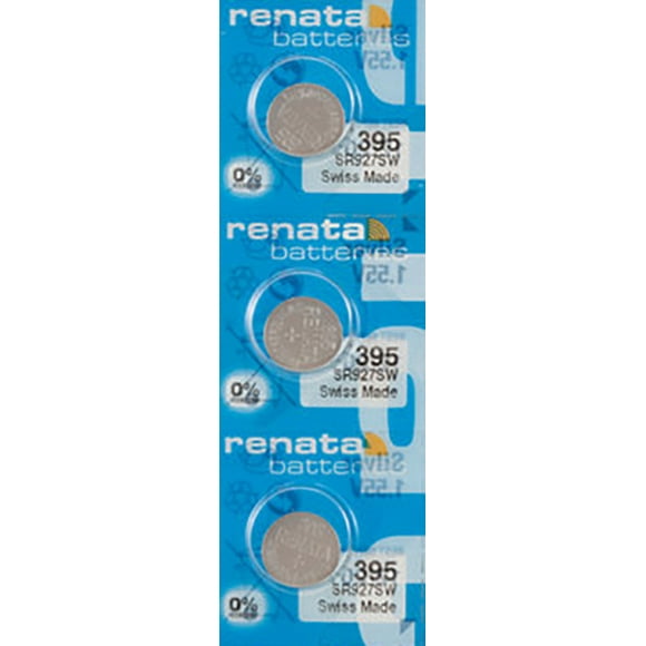 3 Piles de Montre Renata 395, Batterie SR927SW