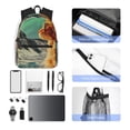 thumbnail image 4 of Disketp Space Adventurer Cat Mochila Ligera Clásica con Múltiples Bolsillos, Mochila Casual para Hombre y Mujer, Ideal para Escuela, Trabajo y Viajes, 4 of 6