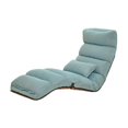 thumbnail image 3 of Sofá Cama Plegable, Sofá Individual Perezoso, Decoración, Muebles de Ocio, Tumbona, Silla, Balcón, Sofá para Mirar, Leer, Patio Trasero Azul, 3 of 8