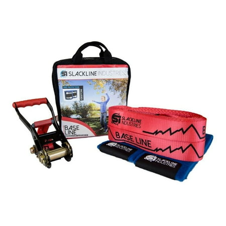 Slackline Kit - Slackline Industries Baseline Slackline Complete Kit with Tree Protection