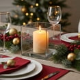 thumbnail image 4 of Clear Glass Cube Vase for Flowers, Decorative Centerpiece Table Vase, Modern Décor, 4 of 9