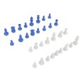 thumbnail image 4 of Fyydes Chessmen Pieces, Reusable Fall Resistant Convenient Dual Color Chess Pieces For Party, 4 of 8