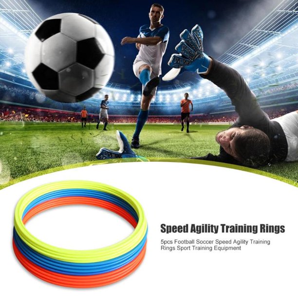Anillos de entrenamiento de agilidad duraderos portátiles 6 unids/set anillos de entrenamiento de agilidad de velocidad de fútbol equipo de entrenamiento de fútbol deportivo ShuxiuWang 8390613620088