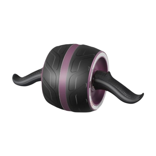 Siruishop Rouleau de Roue Ab Confortable Compact Silencieux pour Gym à Domicile Entraînement Physique Core Workout Violet G