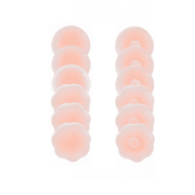 12pcs Pezoneras Bra Levanta Push Up Cubre Pezon De Silicon