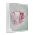 thumbnail image 2 of Stupell Industries Contemporary Feminine Pink Boxing Gloves White Framed Giclee Art, 11 x 14, by The Prints Vibe, 2 of 8
