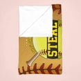 thumbnail image 4 of Lazaofficial Personalized Name Blanket, Softball Blanket, Softball Blankets And Throws, Softball Blankets For Girls, Softball Blankets For Adults, 4 of 8