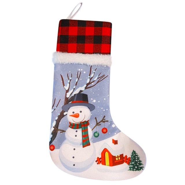 Matoen12 Christmas Stockings for Family 18.9" Large Classic Hanging Ornament Decorations for Fireplace Xmas Season