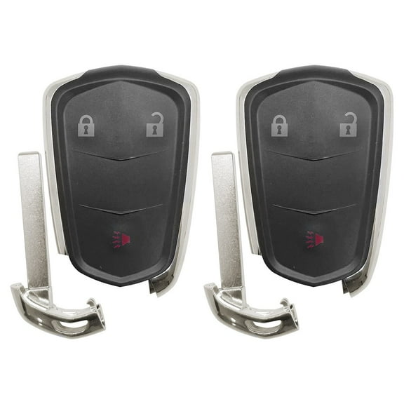 2 Car Key Fob for Cadillac 2015-2016 SRX Smart Keyless Entry Remote HYQ2AB 3 BTN