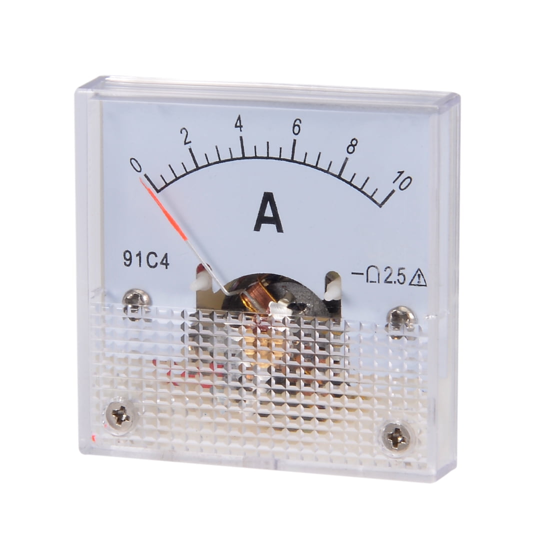91C4A Analog Current Panel Meter DC 10A Ammeter for Circuit Testing