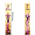 thumbnail image 2 of 70.8Inch Happy Easter Egg Bunny Garden Couplet, for Indoor Outdoor Easters Theme Party Rustic Lawn Sign, 2 of 4