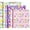Colorful Birthday, variant on AllWays Plaza Girls Birthday Wrapping Paper Roll - 3 Short Rolls - 17 inch x 120 inch Per roll - Fantacy Pink and Purple Wrapping Paper for Kids Girls Birthday, Baby Shower