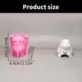 thumbnail image 5 of Silicone Ornament Epoxy Resin 3D Rabbits Plasters Castings, 5 of 7