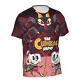 thumbnail image 4 of The Cuphead Show Shirt 3d Printed T Shirt Crewneck Short Sleeve Top Tees For Mens, 4 of 6
