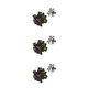 thumbnail image 5 of Inteprter 100 piezas de tachuelas de corbata, alfiler, alfileres artesanales, broche de latón, joyería, artesanía, regalos, suministros, Type1 NO1, 5 of 6